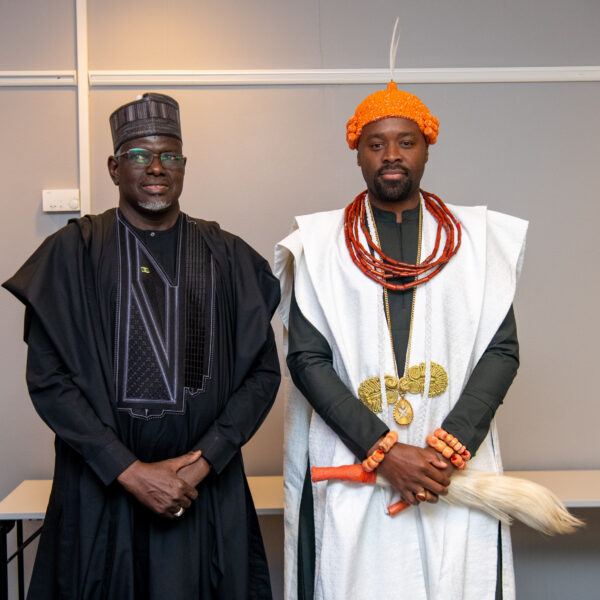 Diplomatic Meeting: Nigerian Ambassador to Sweden Meets with His Royal Highness, the Olu of Warri