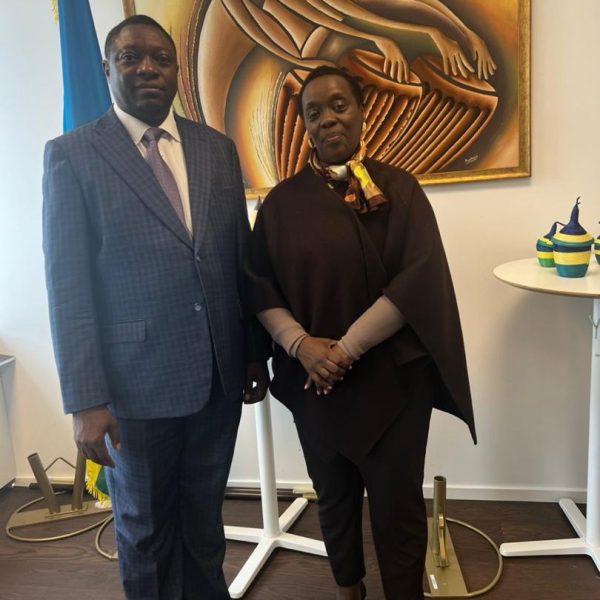 Visit by Amb. Dr. T. A. Elias-Fatile, CDAai/Head of Mission to the Ambassador of Rwanda in Stockholm and incoming Dean of the African Diplomatic Group in Stockholm